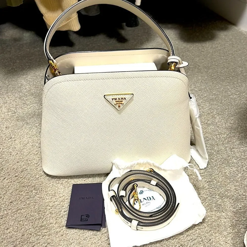 MATINEE SAFFIANO LEATHER PRADA GALLERIA BAG - Picture 4 of 6